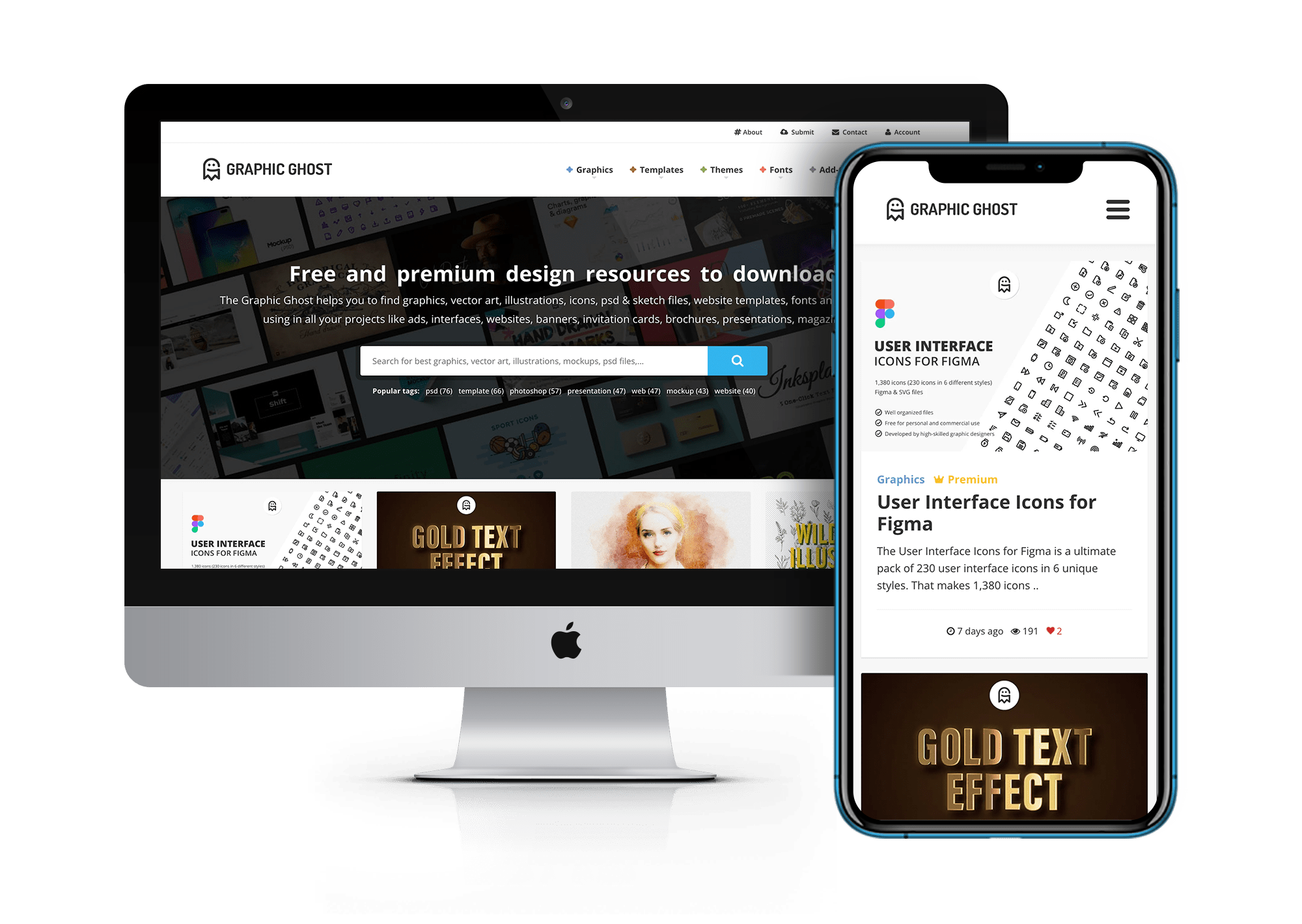 Palmy Studio - Graphic Ghost - web design website development ux design ui design branding