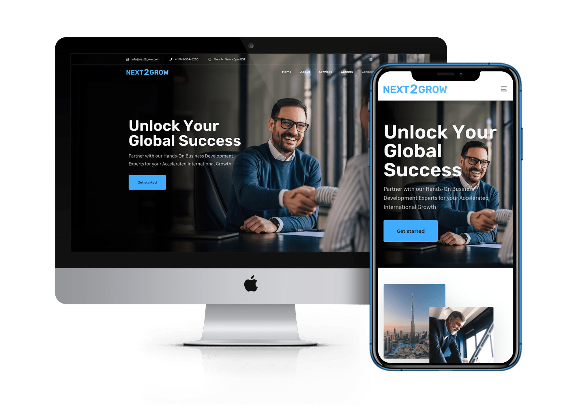 Palmy Studio - Next2Grow - web design website development ux design ui design branding