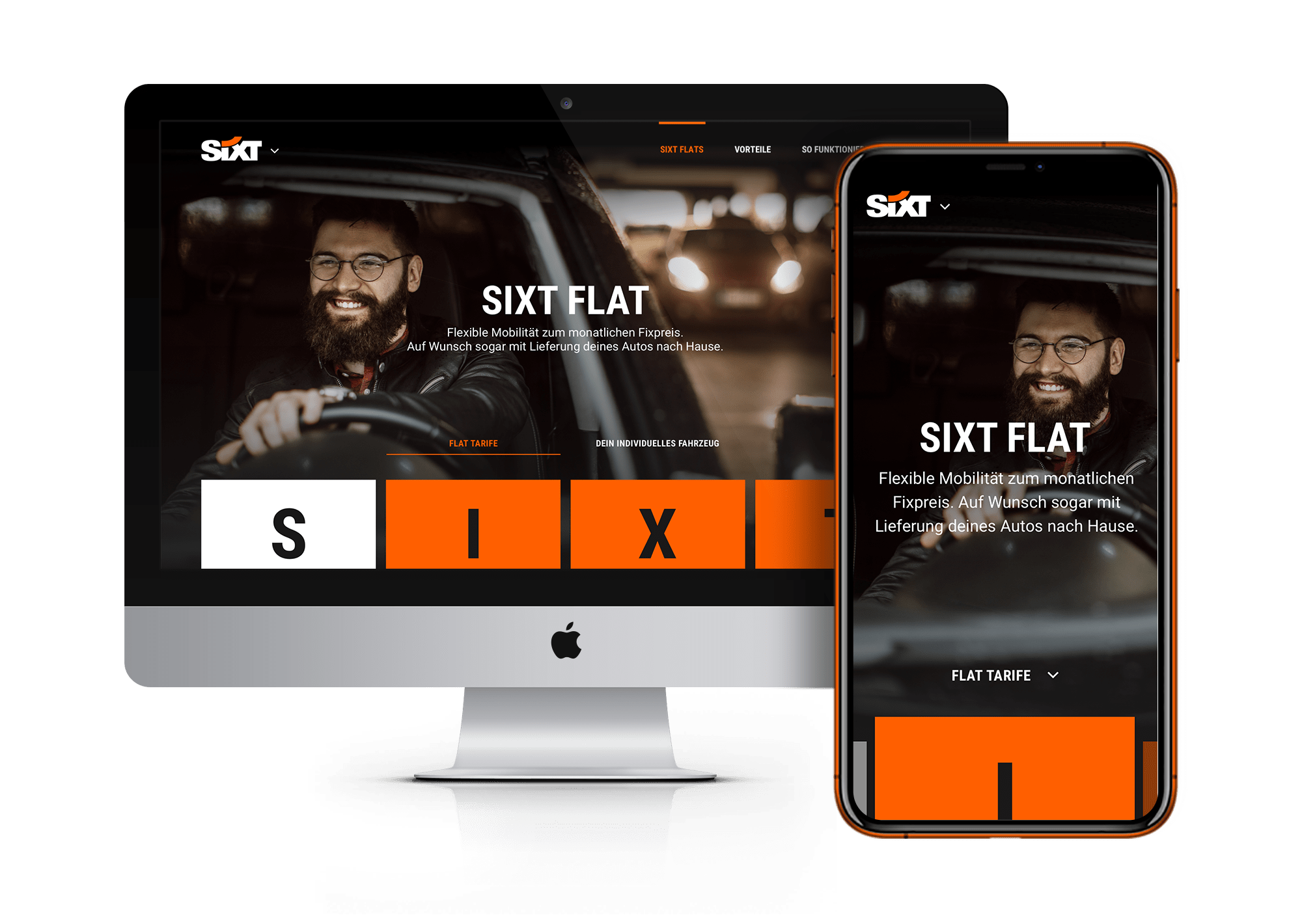 Palmy Studio - SIXT Flat - web design website development ux design ui design branding