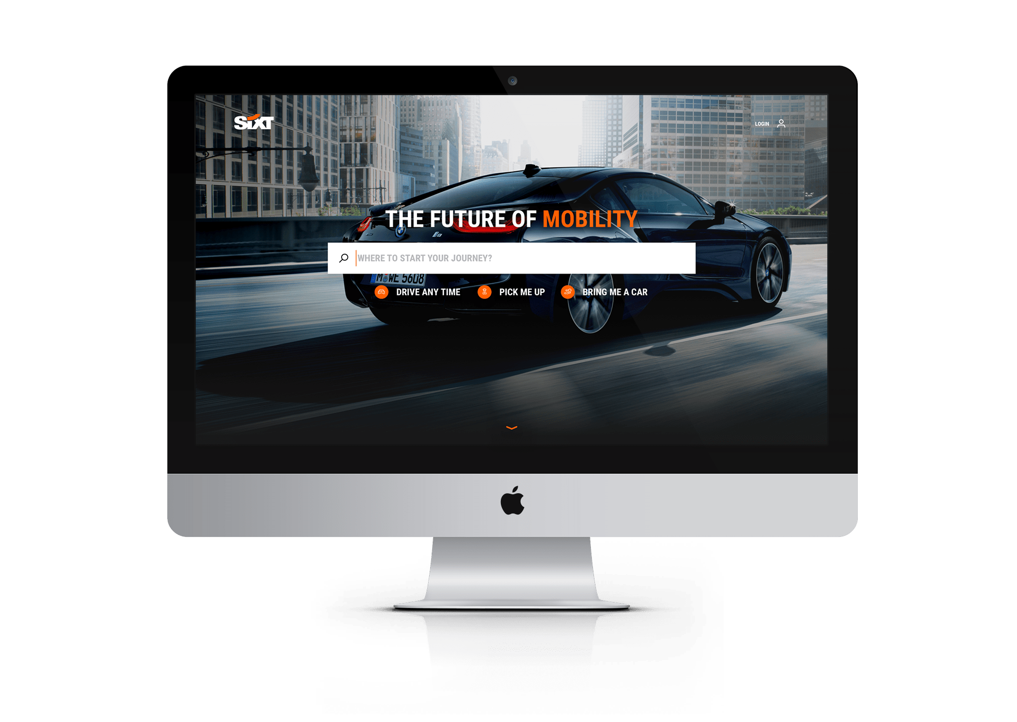 Palmy Studio - SIXT Redesign Concept - web design website development ux design ui design branding